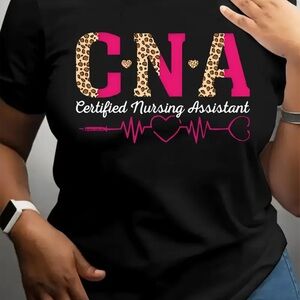 Black CNA Graphic T-Shirt